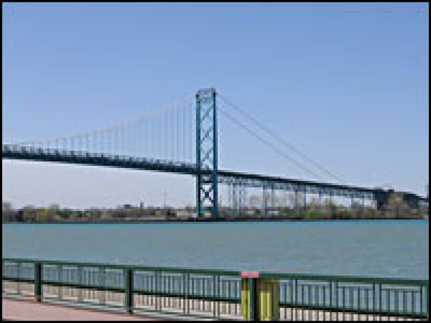 The Ambassador Bridge is the key trade link between the United States and Canada. It is privately owned.
