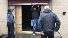 Miami Valley Disaster Relief, The Foodbank, and other local charities recently visited GroceryLane with owner Deep Patel. 