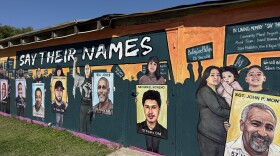 The mural was completely restored and re-dedicated on Sunday, March 15, 2025