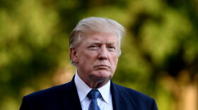 President Trump walks toward the White House after stepping off Marine One on the South Lawn on Sept. 24, 2017 in Washington. (Olivier Douliery - Pool/Getty Images)