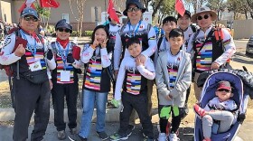 International walkers from a February 2020 walk here in San Antonio