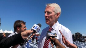 U.S. Senator Rob Portman (R-Ohio) at groundbreaking event for new Intel plant in Licking County.