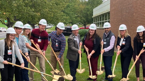 MercyOne Genesis officials took part in a groundbreaking for the expansion and renovation of its Family Medical Center on Davenport's Central Park Avenue, Wednesday, Sept. 16, 2026.