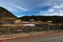 The Treasure Mountain Junior High construction site on the Park City School District's Kearns Boulevard campus.