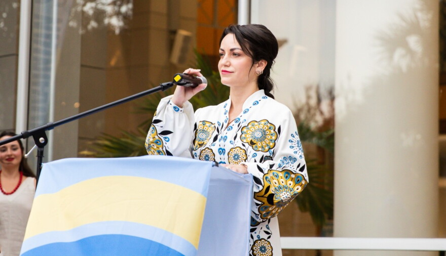Yaryna Levytska is the founder and president of Ukrainian Spirit, a nonprofit that supports families and members of Central Florida’s Ukrainian community.