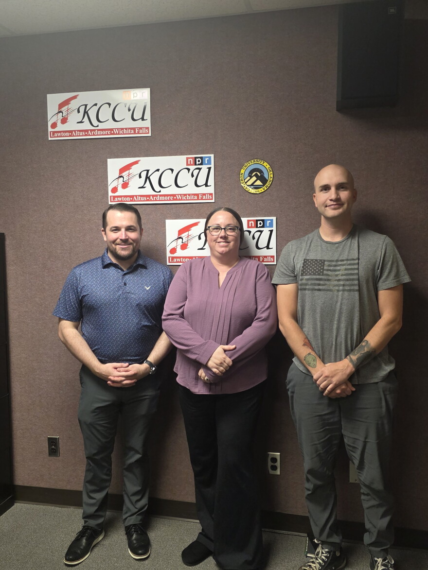 Nick Culbert, Amanda Purser and Devlin Calley