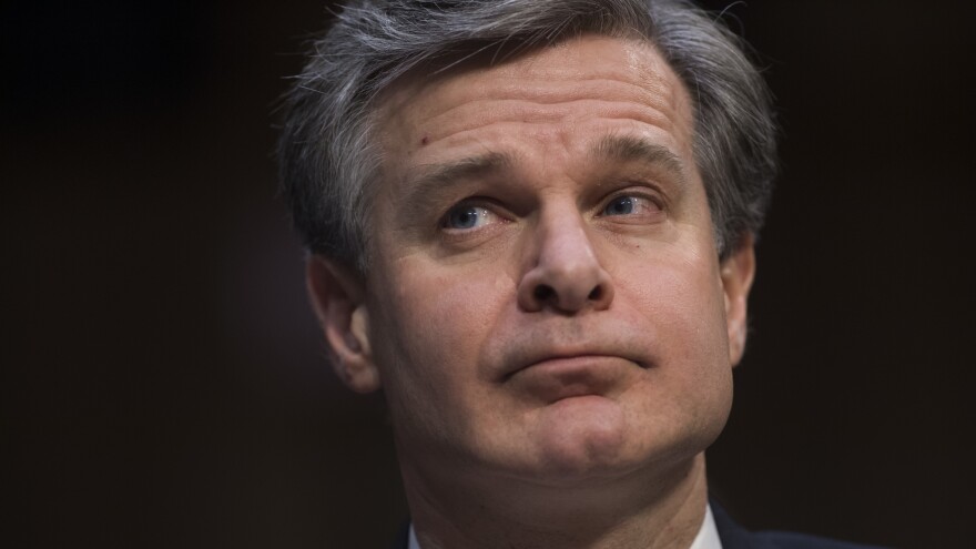 FBI Director Christopher Wray addressed the background investigation of former White House staff secretary Rob Porter during a Senate intelligence committee hearing on Tuesday.