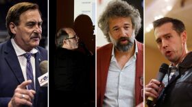 Chet Strange/Getty Images; David Carson/St. Louis Post-Dispatch via AP; Jonathan Drake and Brian Snyder/Reuters