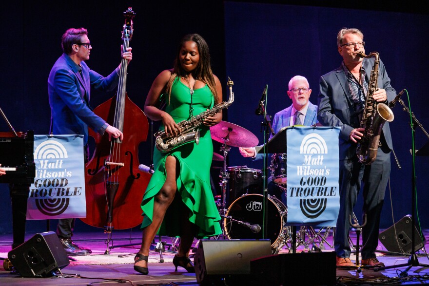Matt Wilson's Good Trouble on the Mainstage at 2025 Jazz Port Townsend.