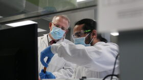 Australian Prime Minister Scott Morrison has announced an agreement with the British pharmaceutical giant AstraZeneca to secure at least 25 million doses of a COVID-19 vaccine if it passes clinical trials.  (Photo by Lisa Maree Williams - Pool/Getty Images)