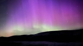 Northern lights over the Heber Valley, Sunday April 23, 2023.