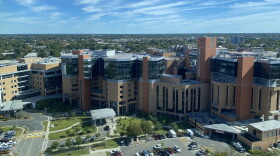 The Sentara Norfolk General Hospital complex, as seen September 2022. (Image: Katherine Hafner)