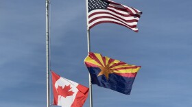 Winter visitors are pictured at an RV Park in Yuma on December 12, 2025.