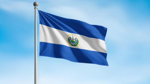 El Salvador flag.
