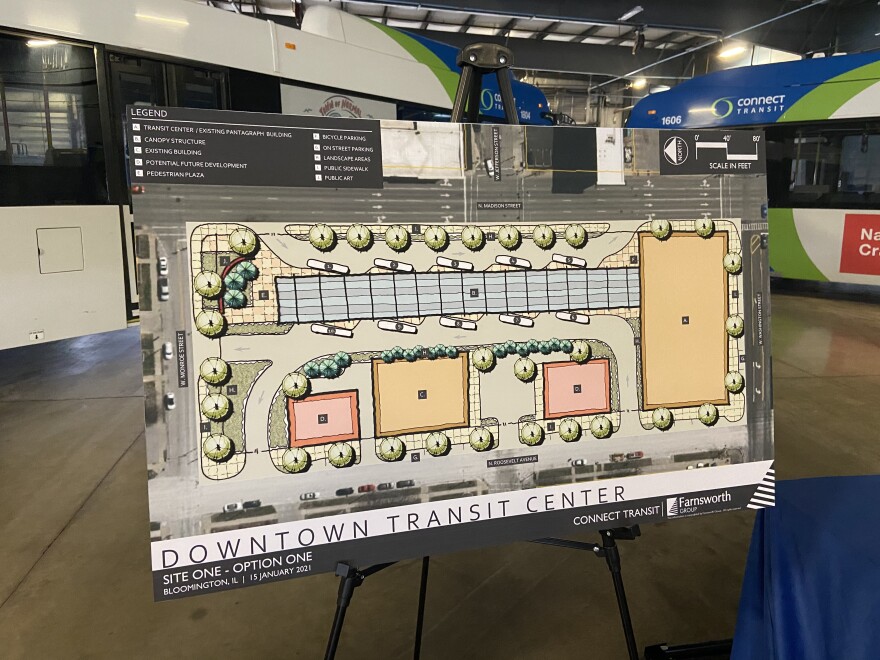 Map of new transit location