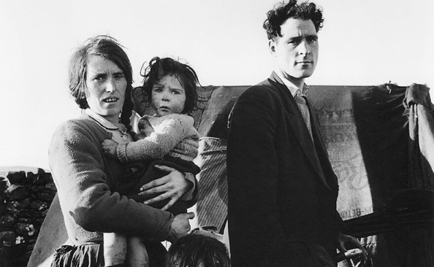 Bridget and Paddy Furey with their children, Loughrea