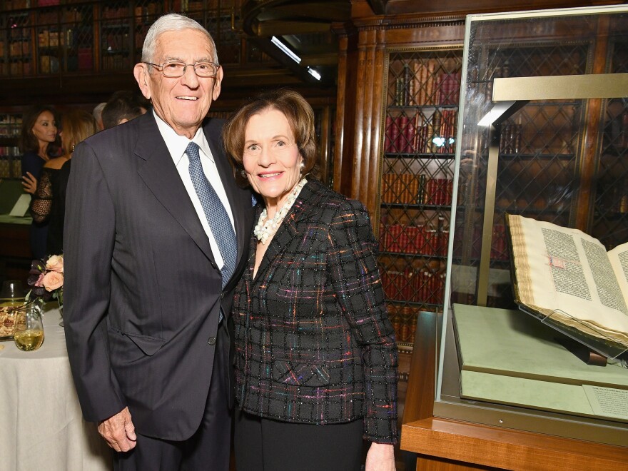 Eli Broad and his wife, Edye, are active in California political circles and have given away more than $4 billion of their wealth.