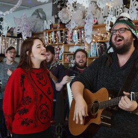 The Oh Hellos perform a Tiny Desk Concert on Dec. 13, 2016.