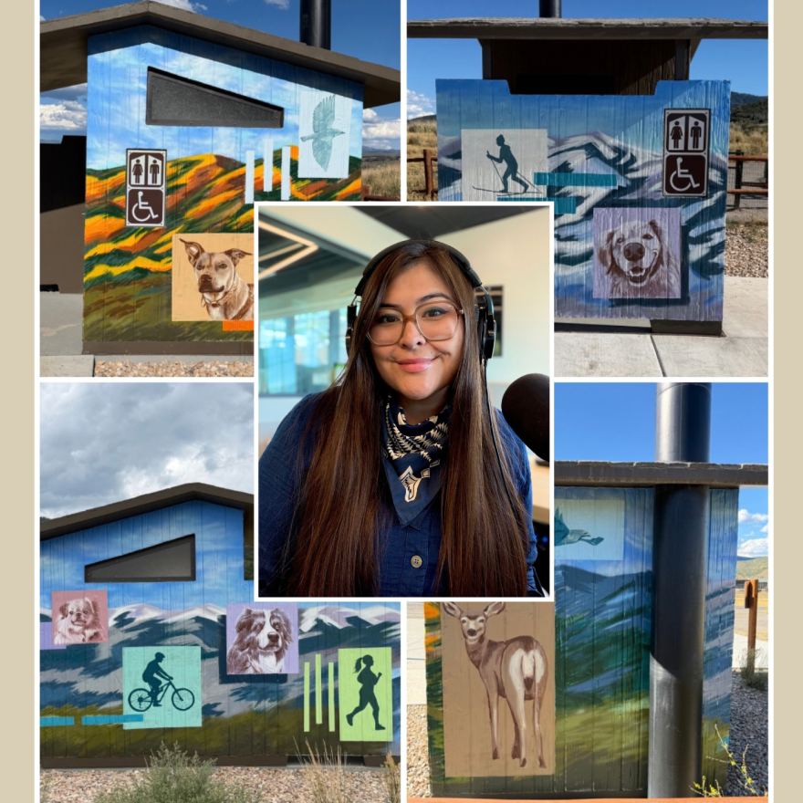 Anna Nizhoni is a muralist, musician and a DJ for KPCW. Her art stretches from Coalville to Park City and her taste in music is varied from the blues to punk rock.