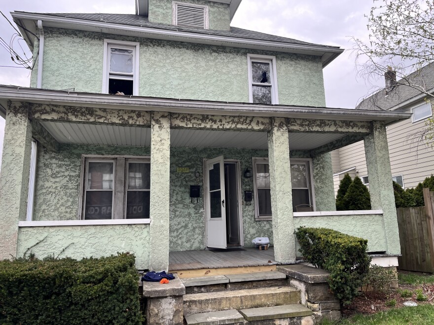 This is North Main Avenue home where Scranton police found suspects in a shooting death Tuesday evening