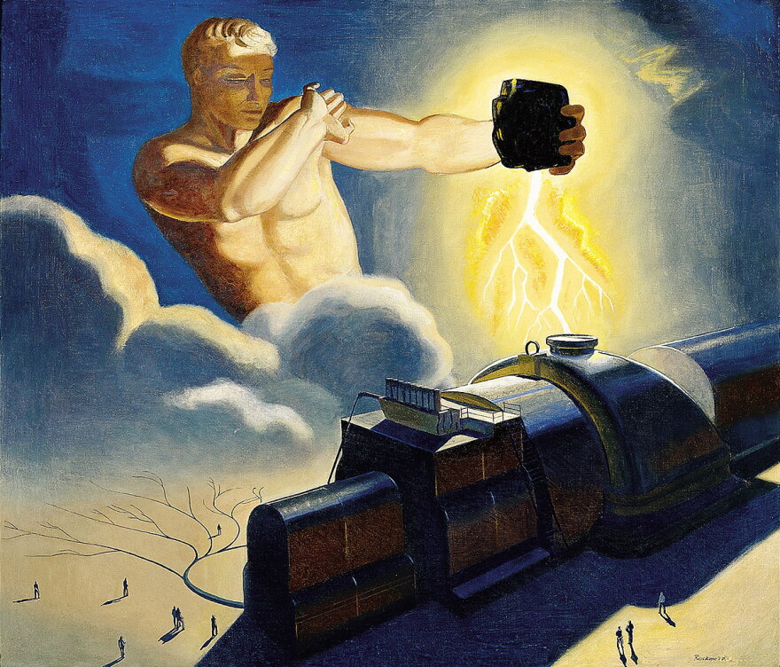 Rockwell Kent's "Endless Energy for Limitless Living" is one of many works included in the self-guided tour on the Dayton Art Institute's website.