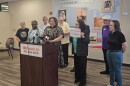 Reverend Sarah Robinson is the Pastor at Audubon Park Church in Orlando, vice-president of the board at HOPE Community Center in Apopka and a co-founder of the Faith Leader Network of the Immigrants Are Welcome Here Coalition. She led a coalition of Central Florida faith leaders demanding free and fair elections at the offices of the Orange County Supervisor of Elections on Tuesday, July 7.