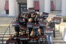 HIV/AIDS health care advocates rallied at the Capitol in Tallahassee to bring lawmakers’ attention to the cuts and to oppose them.