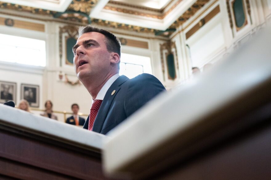 Kevin Stitt banned state agencies from hiring outside lobbyists in one of his first acts as Oklahoma's governor. This summer, his office contracted with a Washington, D.C. lobbying firm.