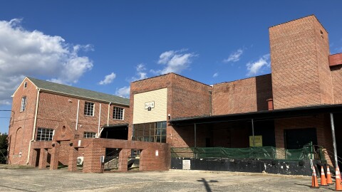 A red brick industrial building