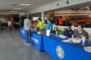 Dozens of service providers had tables set up in the mezzanine of FAMU's Lawson Center, offering all kinds of free help to veterans.