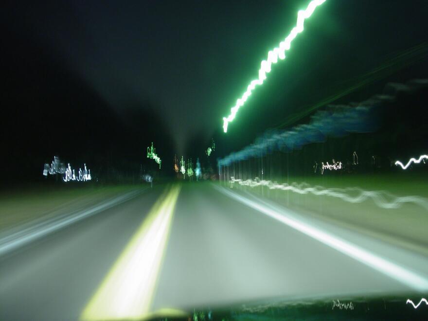view from a dashboard camera