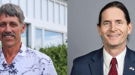 Former state Senator John Rodgers (left) is challenging incumbent Lieutenant Governor David Zuckerman