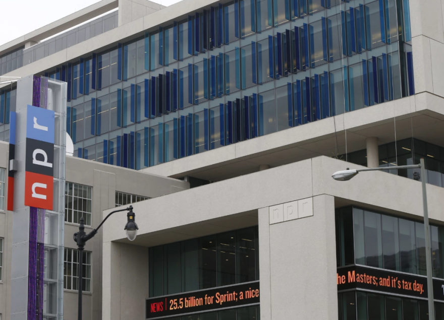 The headquarters for National Public Radio (NPR) is seen in Washington, D.C.
