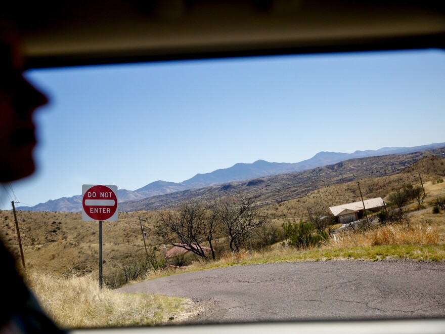 Looking out at the Arizona landscape near the U.S.-Mexico border near Nogales, Ariz. A whopping 6.3 billion pounds of fresh produce crossed the border at Nogales during the 2015-16 season.