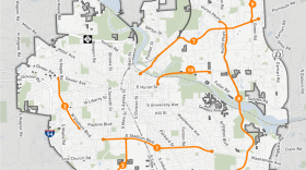 Corridor map of the A2R2 study.