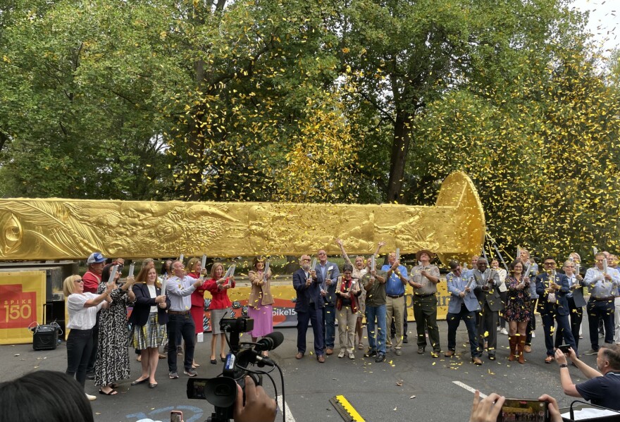 Conclusion of the Golden Spike Ceremony at Ashland