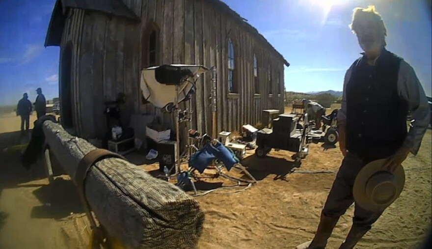 FILE - In this image taken from video released by the Santa Fe County Sheriff's Office, Alec Baldwin speaks with investigators following a fatal shooting on a movie set in Santa Fe, N.M. A grand jury indicted Alec Baldwin on Friday, Jan. 19, 2024, on an involuntary manslaughter charge in a 2021 fatal shooting during a rehearsal on a movie set in New Mexico, reviving a dormant case against the A-list actor. (Santa Fe County Sheriff's Office via AP, File)