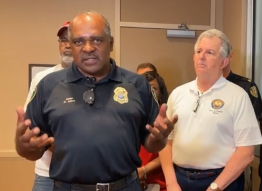 SPD Chief Wayne Smith urged people to be aware of the signs of heat exhaustion during extreme temperatures