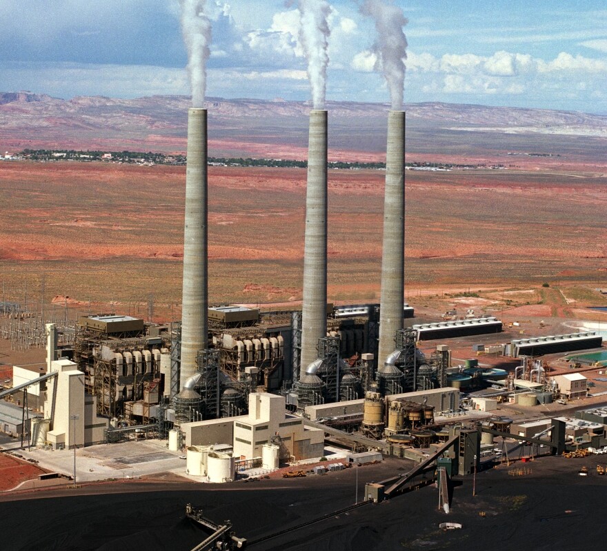 The Navajo Generating Station near Page, Arizona. The facility closed in 2019.