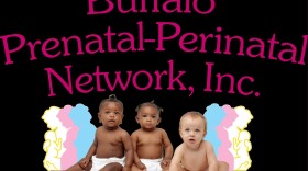 Banner shows three babies gazing at the camera under the banner of the Buffalo Prenatal-Perinatal Network.