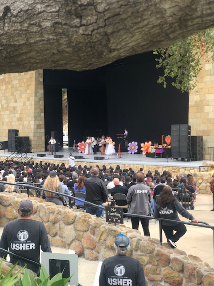 Thousands of kids from Santa Barbara County schools attend the annual 'Kids at the Bowl' concert event at the Santa Barbara Bowl.