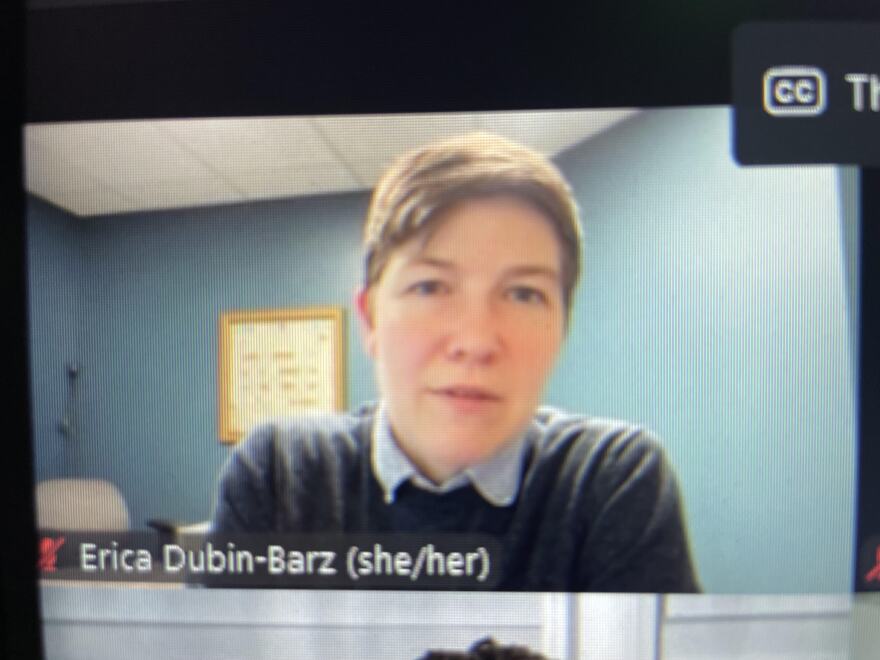 ACLU of Iowa Community Engagement Manager Erica Dubin-Barz.