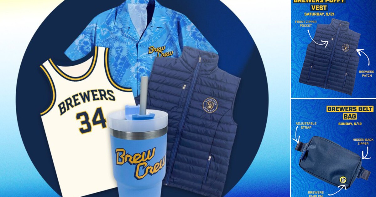 Brewers unveil their promotional giveaways for the 2025 season Radio