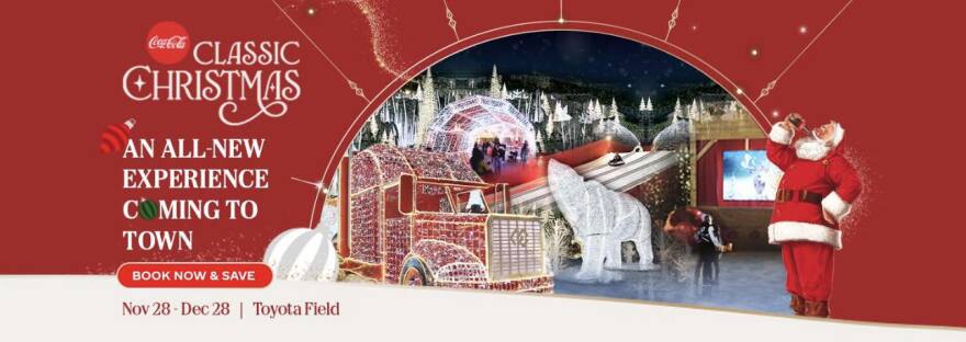 Holiday lights on display in San Antonio