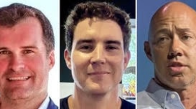Independent Alex Cooke (from left) and Democrat James Martin are looking to unseat U.S. Rep. Brian Mast from representing House District 21.