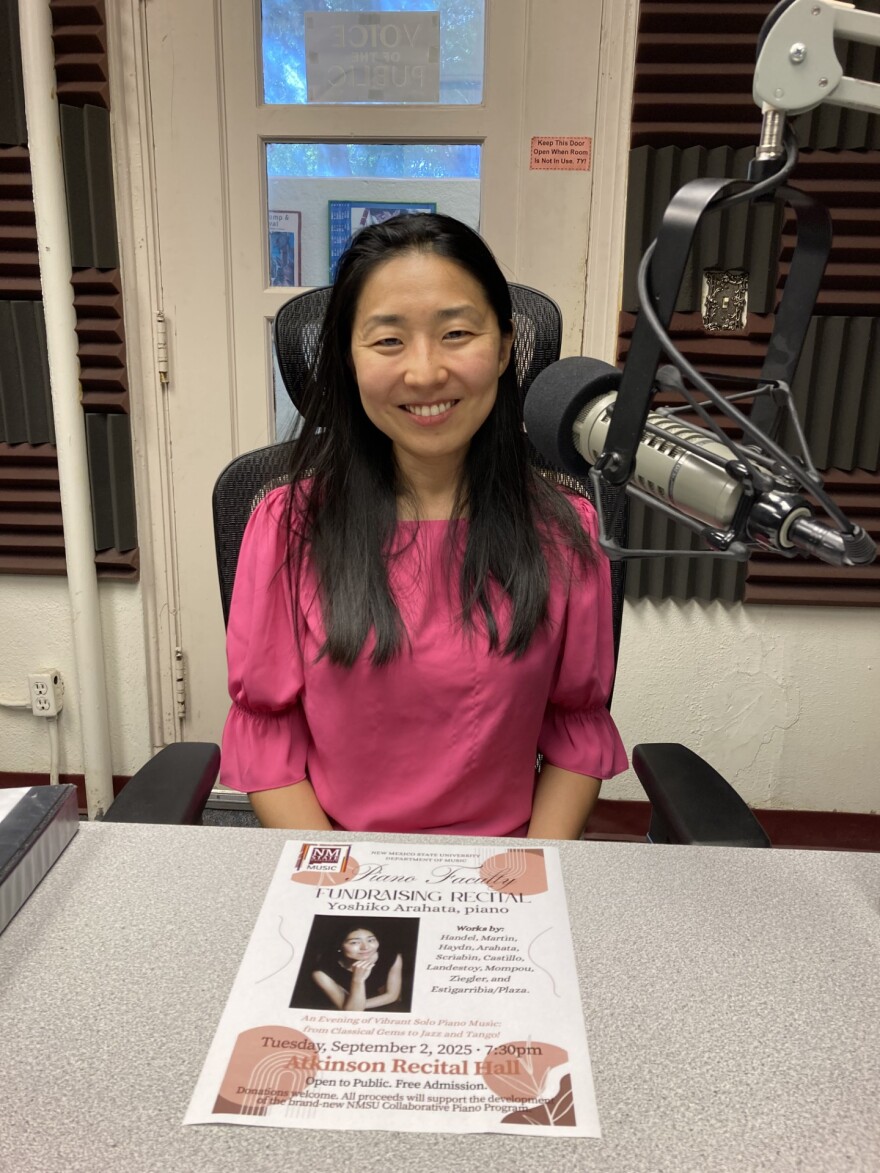 Pianist Yoshiko Arahata at KRWG