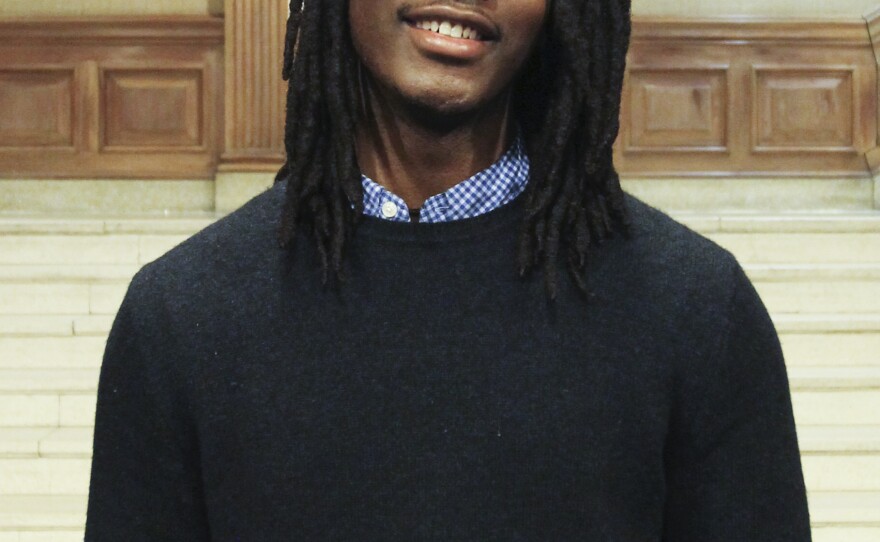 "When you have Rhodes scholar on your resume, people tend to make a lot of assumptions about your competence and intelligence and wisdom," senior Cameron Clarke says, "that they might not ordinarily make if you were just any other black guy with dread locks that passed in your resume."