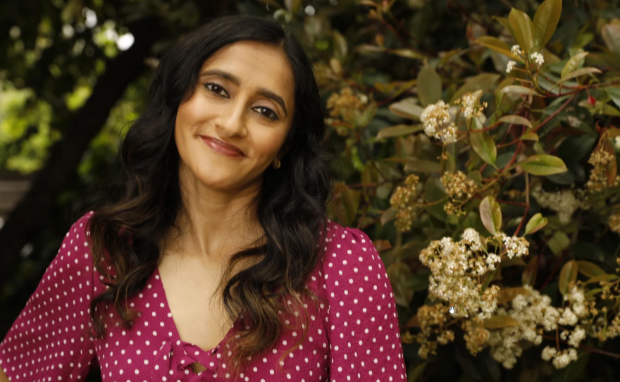 Portrait featuring comedian and author Aparna Nancherla.