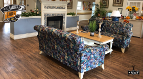 The entry foyer at Gardens at Osage Terrace, the first assisted living facility in Arkansas licensed to accept Medicaid.