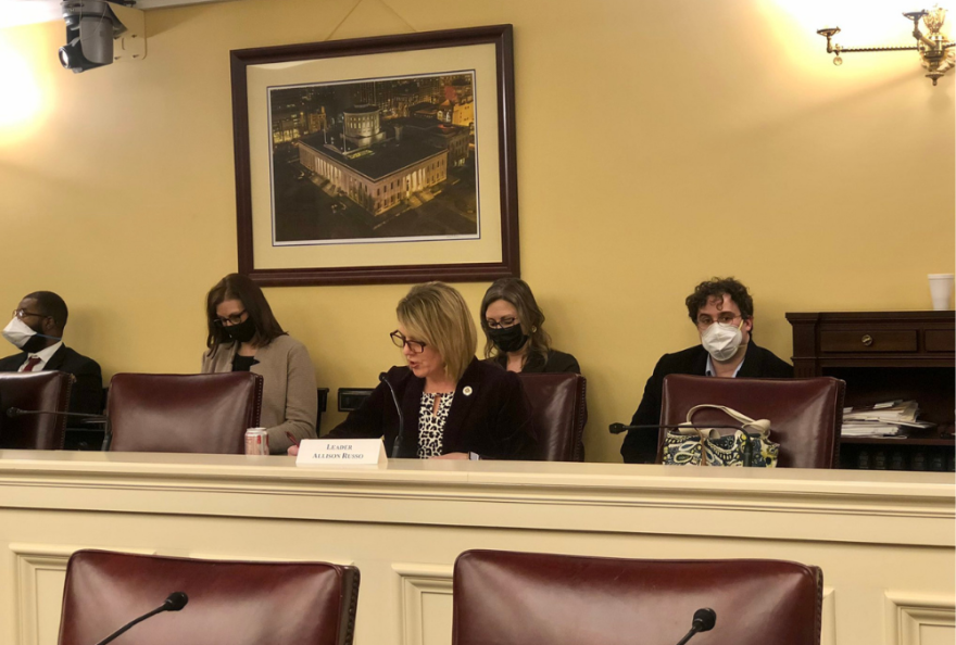  Rep. Allison Russo (D-Upper Arlington), Ohio House minority leader.